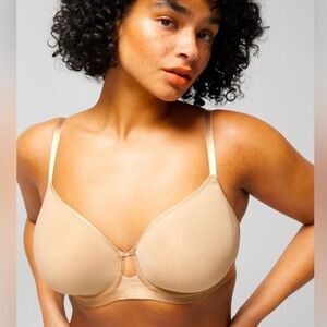 Soma Lightest Lift Smooth‎ Perfect Coverage Bra Nude Unlined Underwire Size 42DD